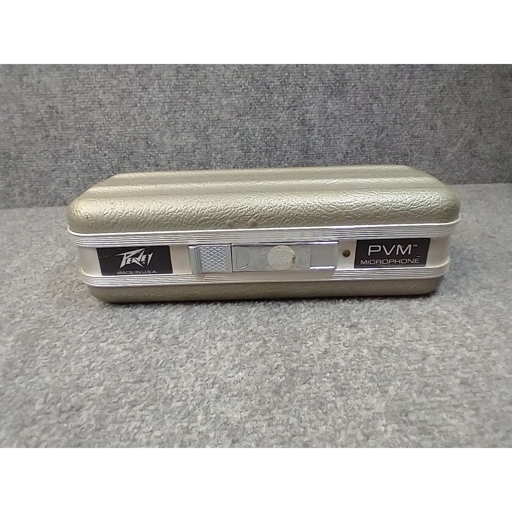 Peavey PVM Microphone Hard Case Unisex OS Gold Vintage Hardshell PVM Series Case
